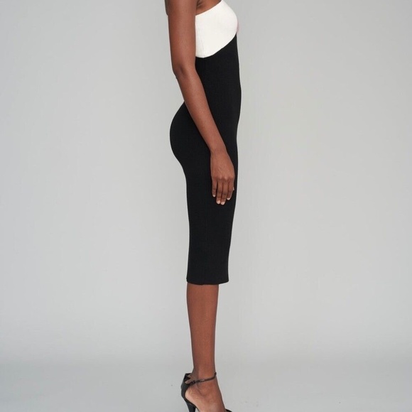 Le Superbe Drinks On You Knit Bodycon Dress Neutral Trifecta Size XS - Picture 3 of 14